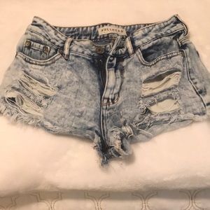 Jean shorts